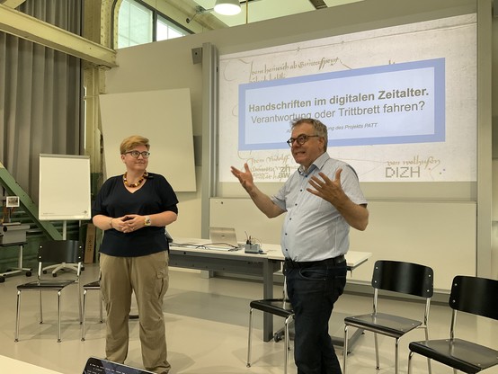Cerstin Mahlow und Simon Teuscher 